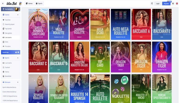 Winbet games