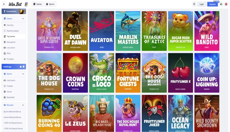 Winbet slots