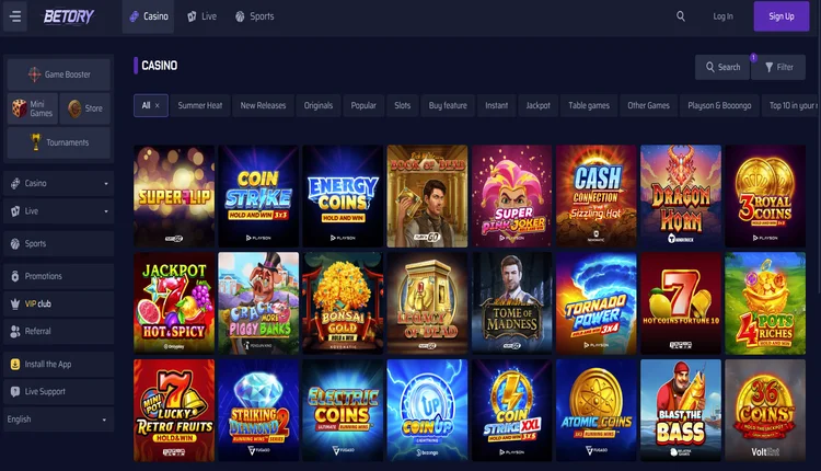 betory casino