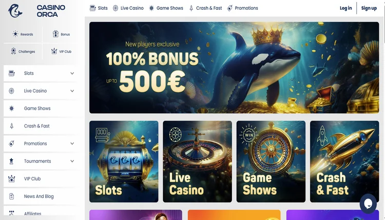 casinoorca homepage