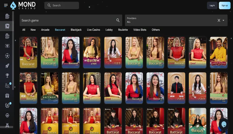 mond live casino