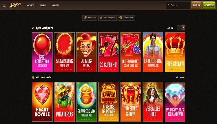 sankra jackpot