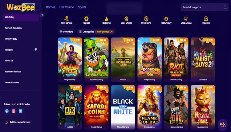 wazbee games