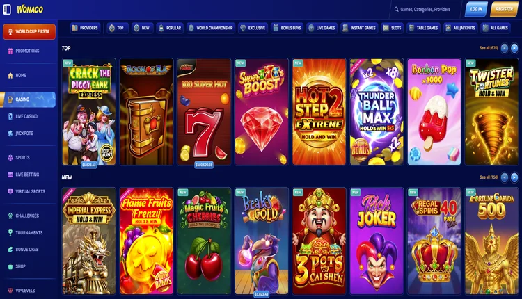 wonaco casino