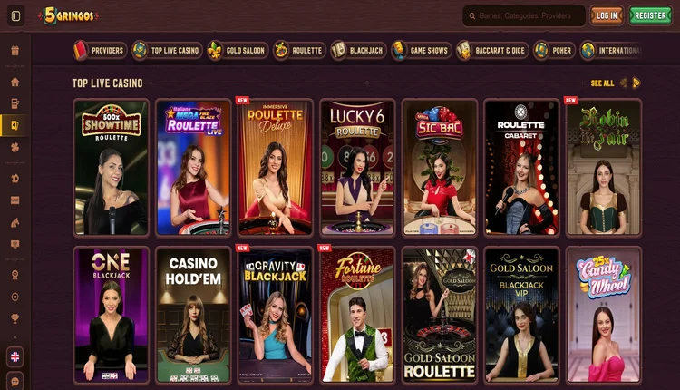 5gringos live casino