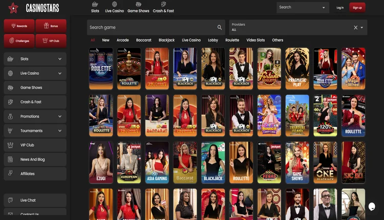 Casinostars games