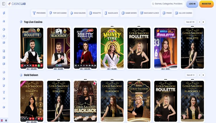 casinolab live casino
