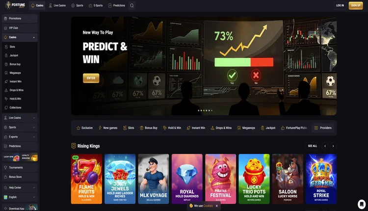 fortuneplay casino homepage