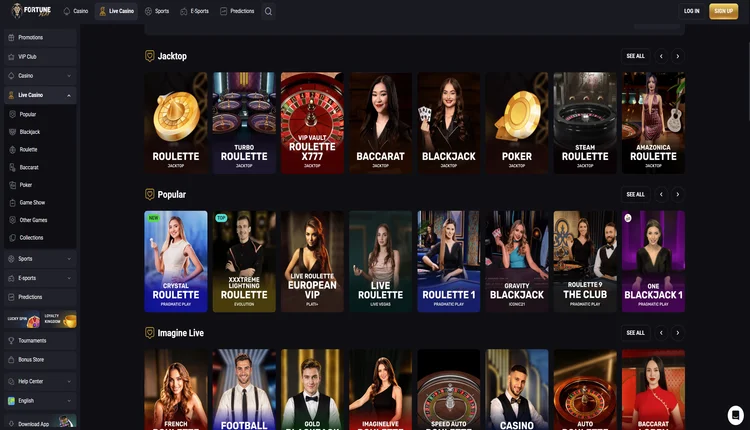 fortuneplay live casino