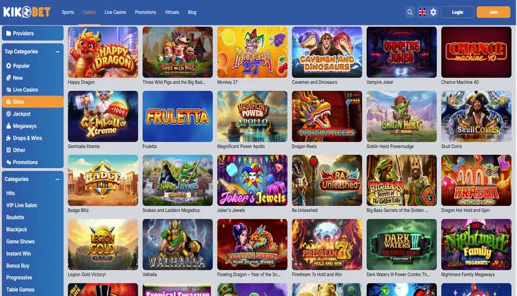 kikobet slots