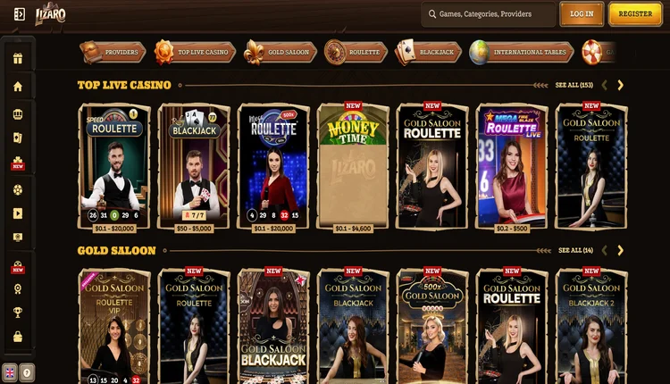 lizaro live casino