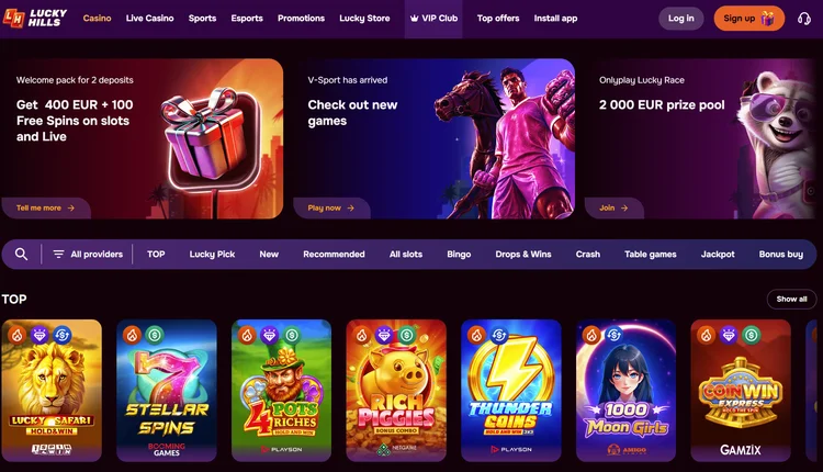luckyhills casino