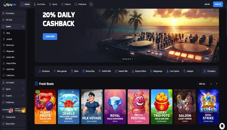 luckyvibe casino