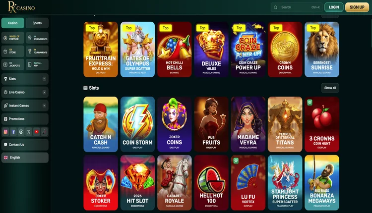 rx casino