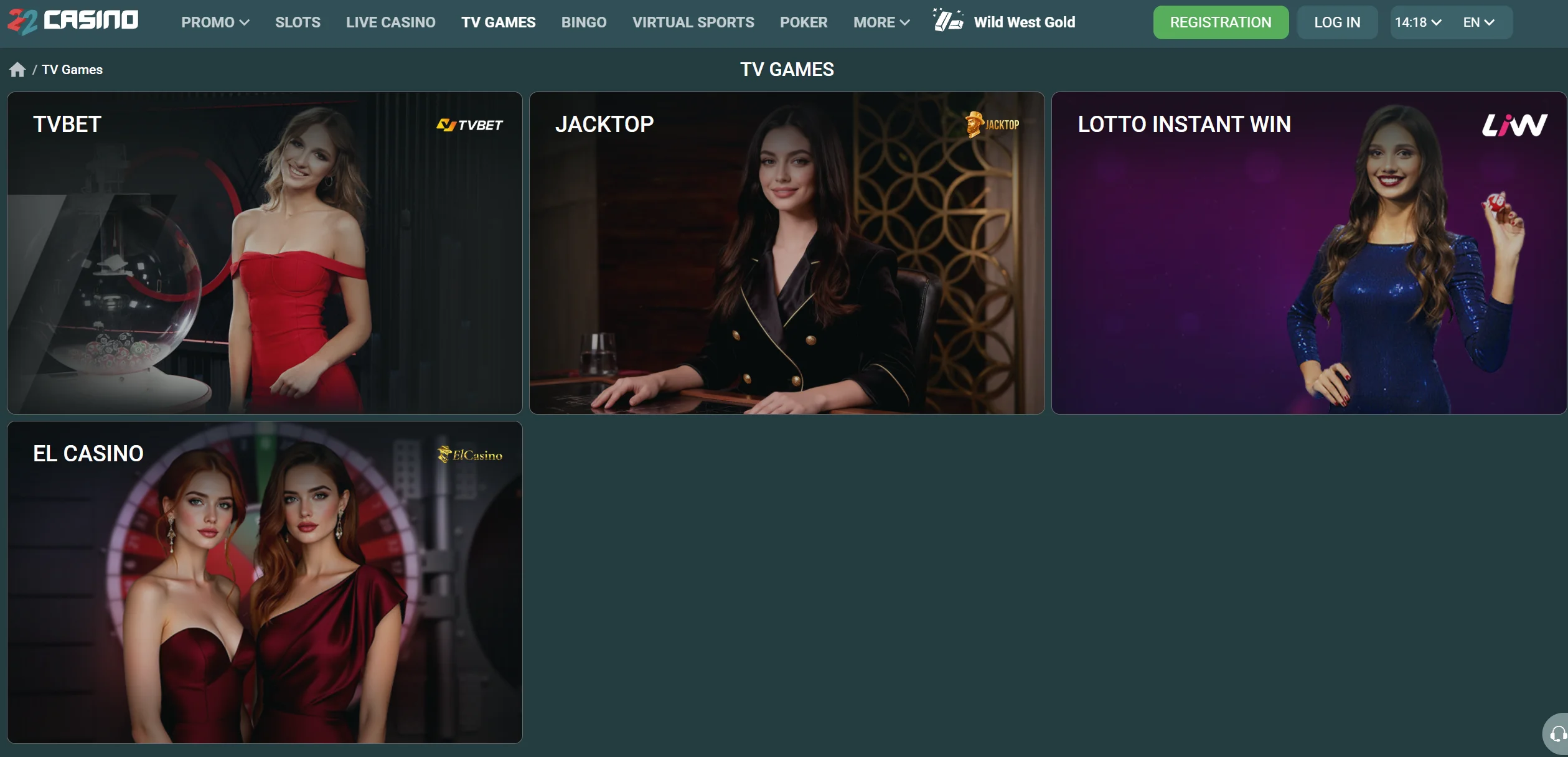 22casino tv games