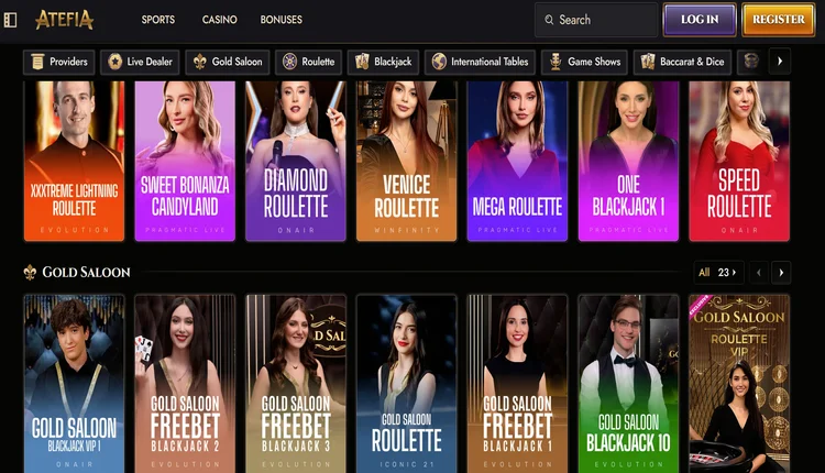 atefia live casino