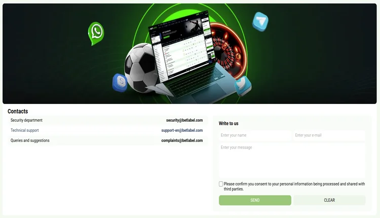 betlabel support