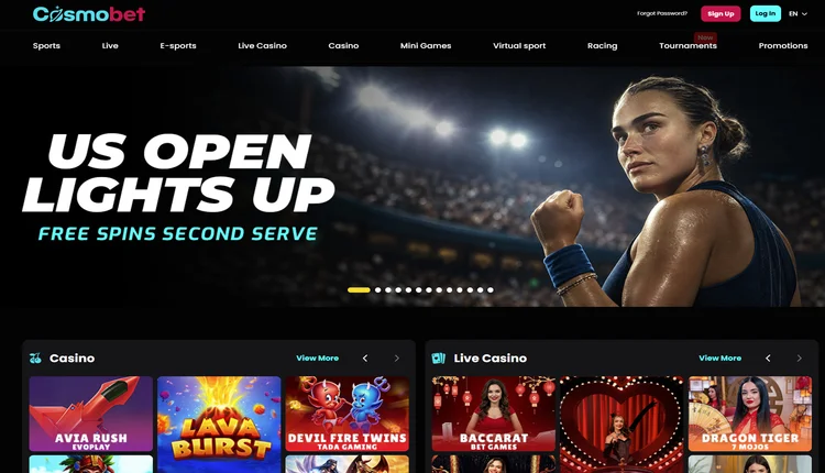 cosmobet home page