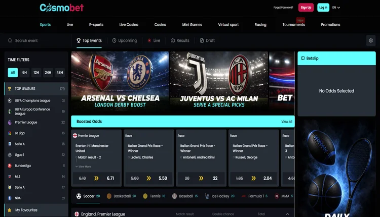 cosmobet sport betting