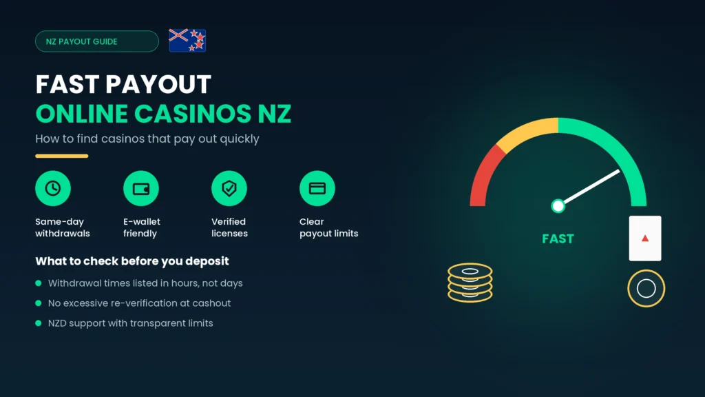 Fast Payout Online Casino NZ 2026 – Quick Casino Payments