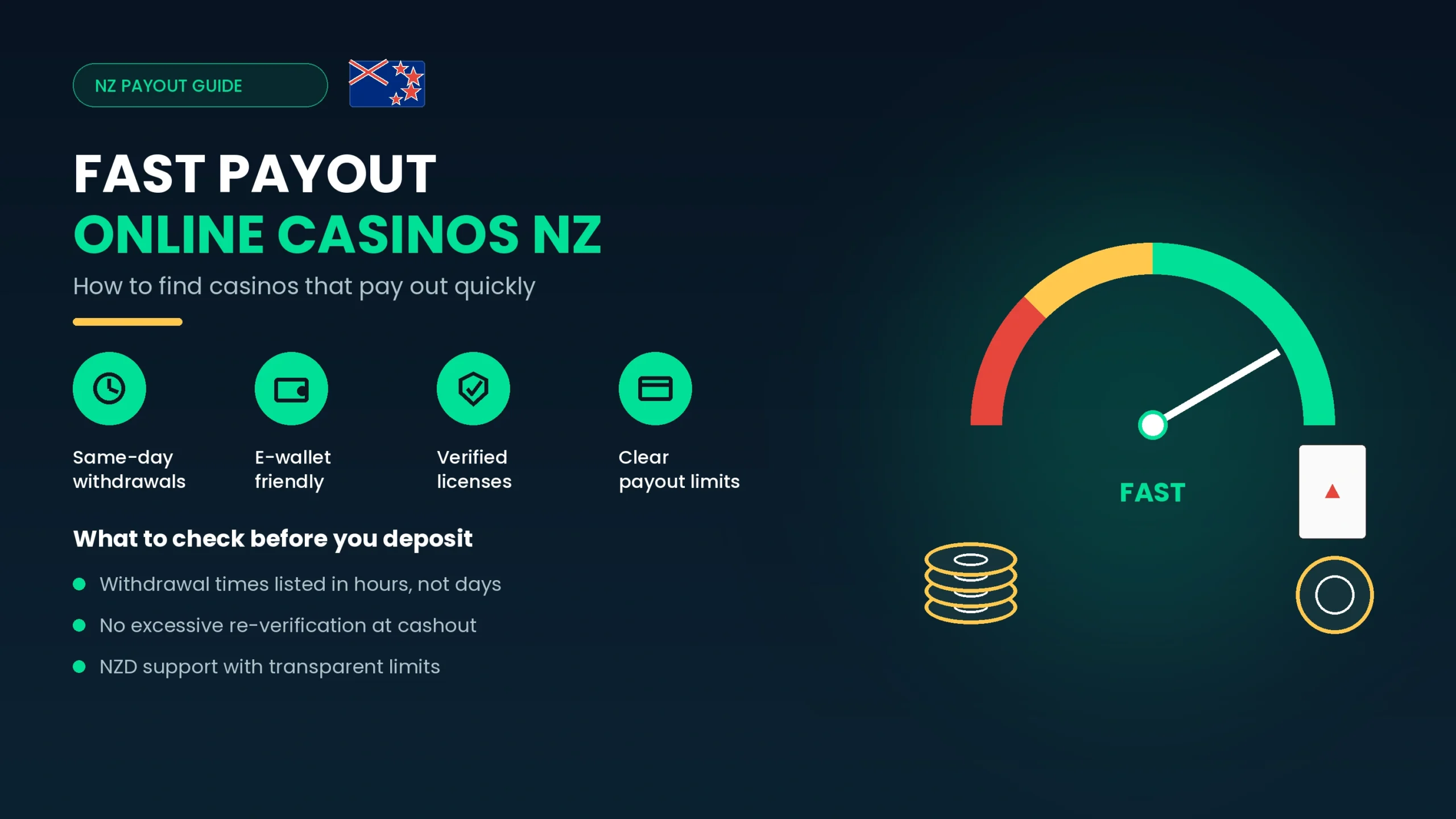 Fast Payout Online Casino NZ: How to Find Casinos That Pay Quickly