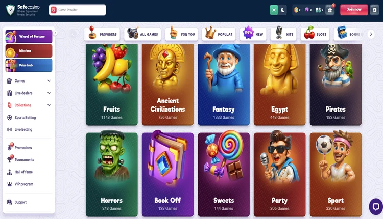 safecasino games